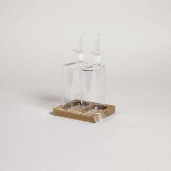 SET DE ACEITERA Y VINAGRERA RECTANGULARES 200 ML - Image 4
