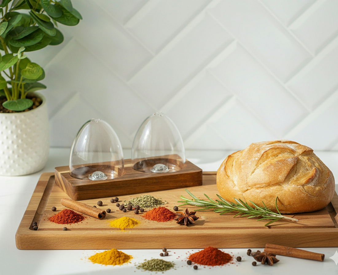 SET DE SALERO Y PIMENTERO AMORFO 120 ML