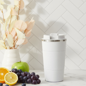 VASO TERMICO CON ASA DE SILICONA 510 ML