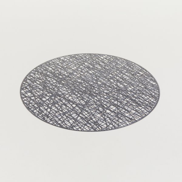 INDIVIDUAL PVC TEJIDO GRAFITO 38 CM - Image 3