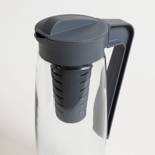 JARRA DE VIDRIO TAPA GRIS 1600 ML - Image 2