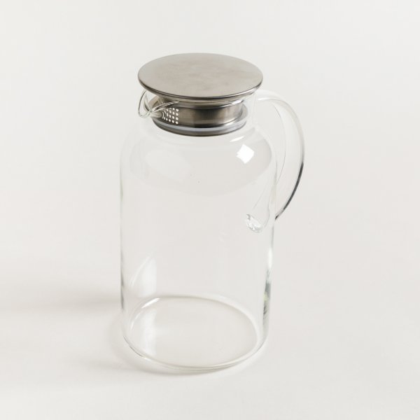 JARRA DE VIDRIO RECTA TAPA ACERO 1800 ML - Image 3