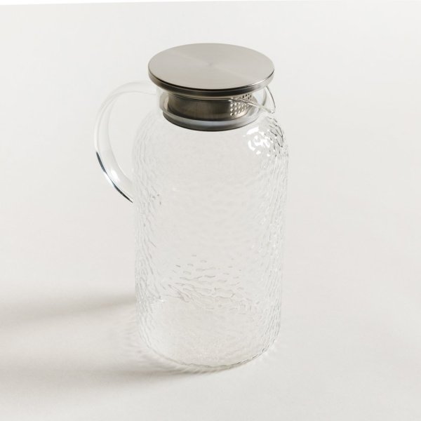 JARRA DE VIDRIO MARTILLE TAPA ACERO 1800 ML - Image 3