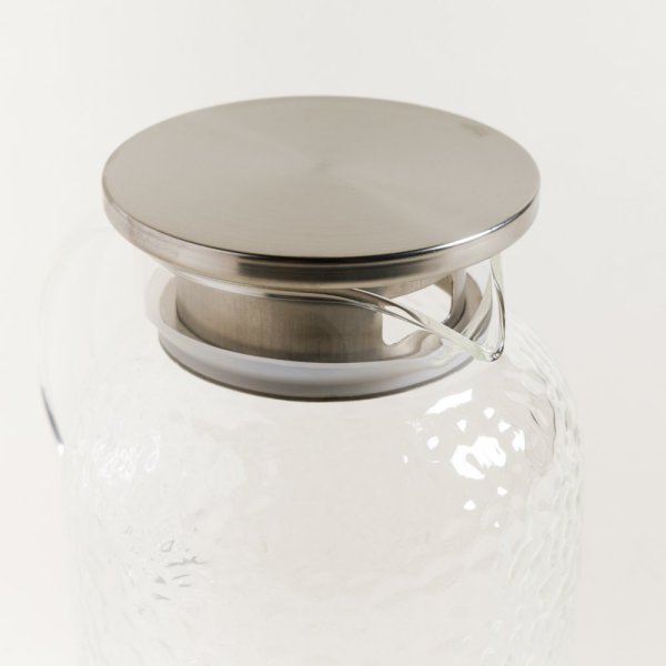 JARRA DE VIDRIO MARTILLE TAPA ACERO 1800 ML - Image 2
