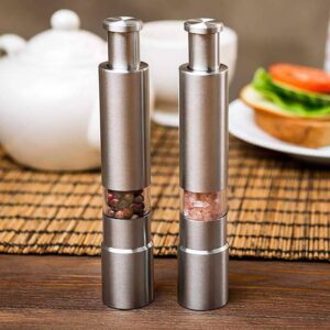 PIMENTERO ACERO INOX C/PULSADOR HUDSON