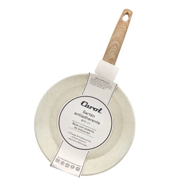 SARTEN CAROL GRANITO CREMA 26cm - Image 3