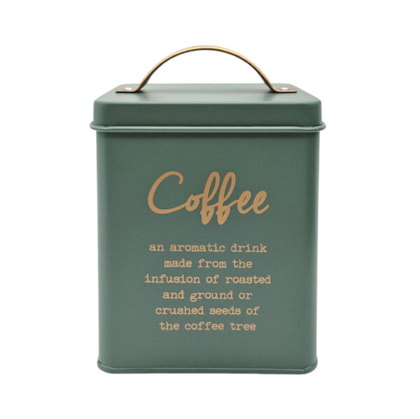 LATA ACERO VINTAGE VERDE "COFFEE" - Image 2