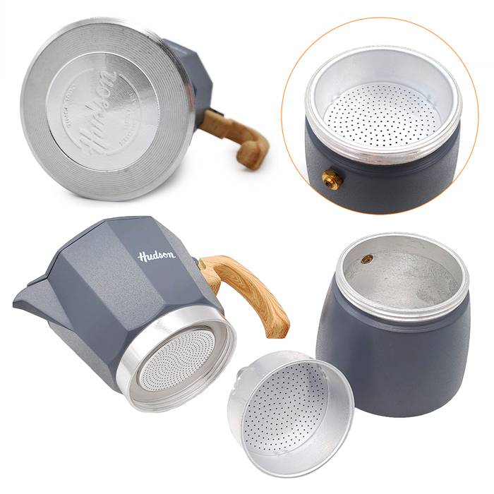 CAFETERA HUDSON ITALIANA GRIS GRANDE - Image 3