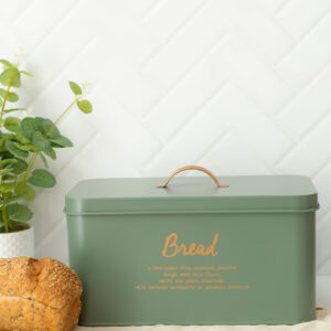 LATA ACERO VINTAGE VERDE "BREAD"