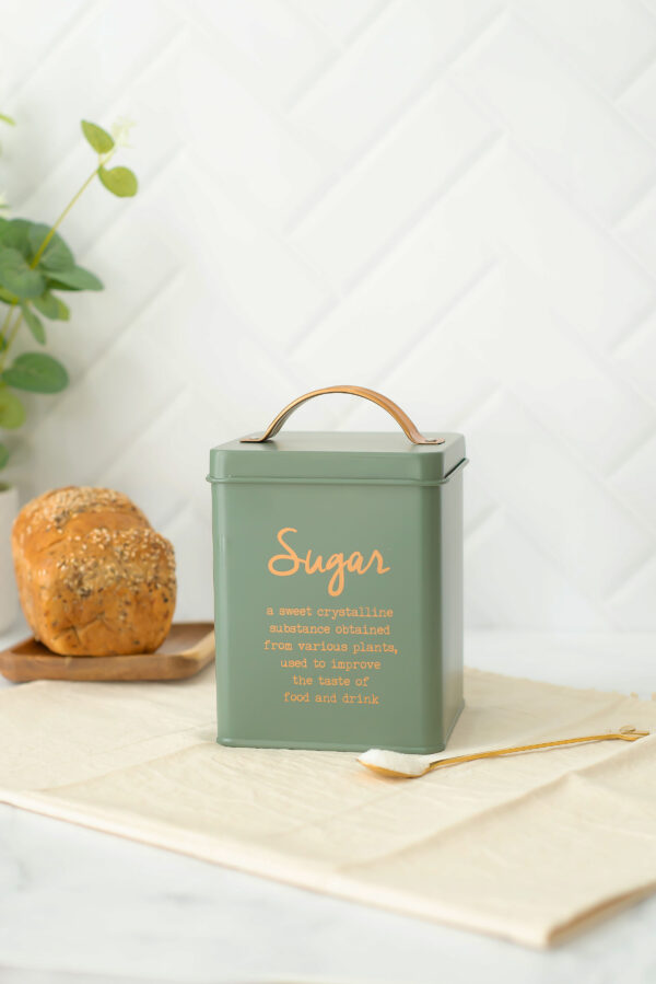 LATA ACERO VINTAGE VERDE "SUGAR"