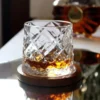 VASO WHISKY GIRATORIO C/BASE 280ml.