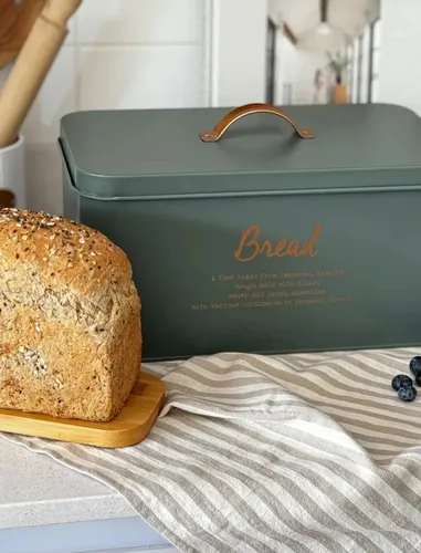 LATA ACERO VINTAGE VERDE "BREAD" - Image 2