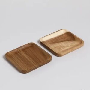 SET X 2 BANDEJITAS CUADRADAS DE 12 CM