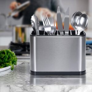 CUBIERTERO ESCURRIDOR ABS Y ACERO INOX
