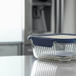 CONTENEDOR HERMETICO VIDRIO RECTANG. 640ml CAROL