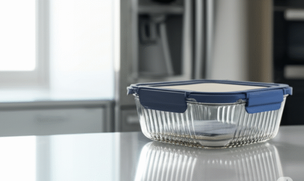 CONTENEDOR HERMETICO VIDRIO RECTANG. 640ml CAROL