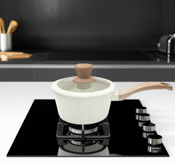 CACEROLA CAROL GRANITO CREMA C/MANGO 16cm