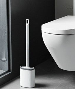 ESCOBILLA DE BAÑO SILICONA C/VASO