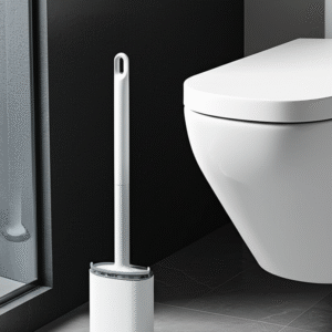 ESCOBILLA DE BAÑO SILICONA C/VASO