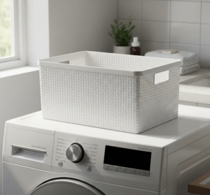 CANASTO SIMIL RATAN Nº4 BLANCO