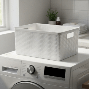 CANASTO SIMIL RATAN Nº4 BLANCO