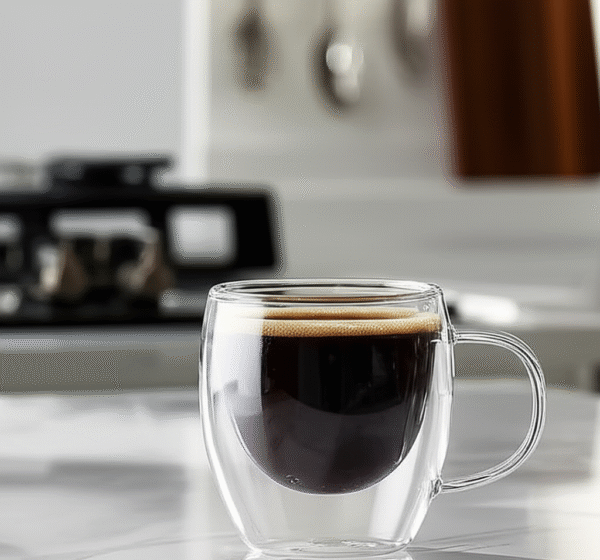 SET x2 TAZA DOBLE VIDRIO 80ml HUDSON
