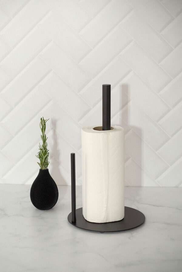 PORTA ROLLO BLACK 18X31,7 CM
