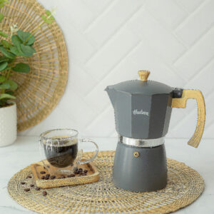 CAFETERA HUDSON ITALIANA GRIS GRANDE