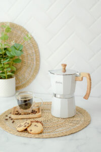CAFETERA HUDSON ITALIANA BLANCA GRANDE