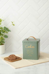 LATA ACERO VINTAGE VERDE "COOKIES"