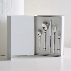 SET DE CUBIERTOS 20 PIEZAS LINEA PLATEADA