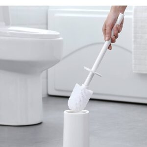 ESCOBILLA DE BAÑO TUBO BLANCO