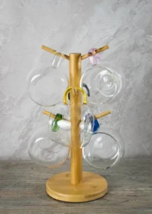 PORTA TAZA BAMBU