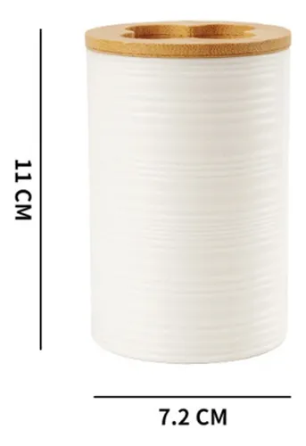 SET DE BAÑO DE PLÁSTICO Y BAMBÚ (SET X 6) - Image 3