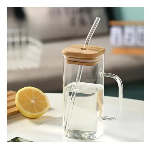 JARRO VIDRIO T/BAMBU Y SORBETE 380ML - Image 3