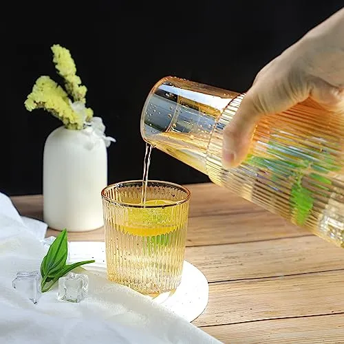 BOTELLA C/VASO VIDRIO COLOR - Image 3