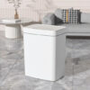 CESTO DE BASURA 15L AUTOMATICO BLANCO