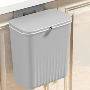 CESTO BASURA COLGANTE 9L GRIS