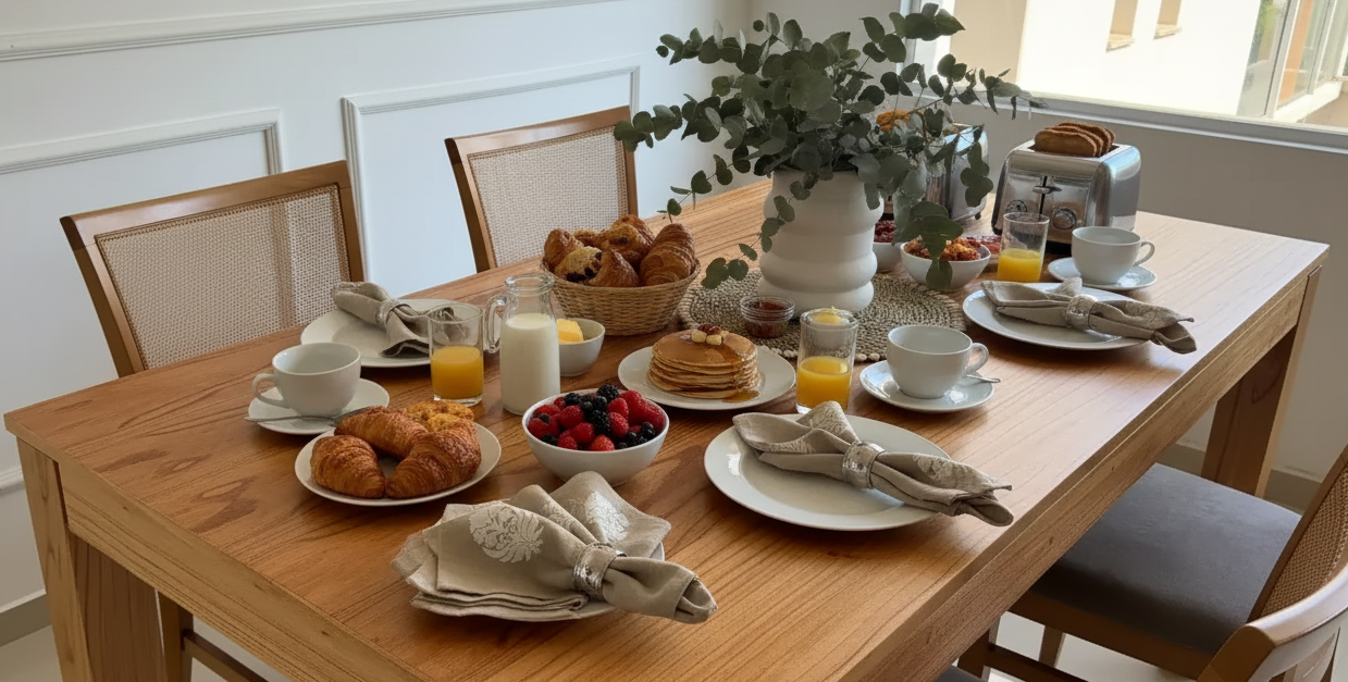 SERVILLETA DE TUSOR CON APLIQUE