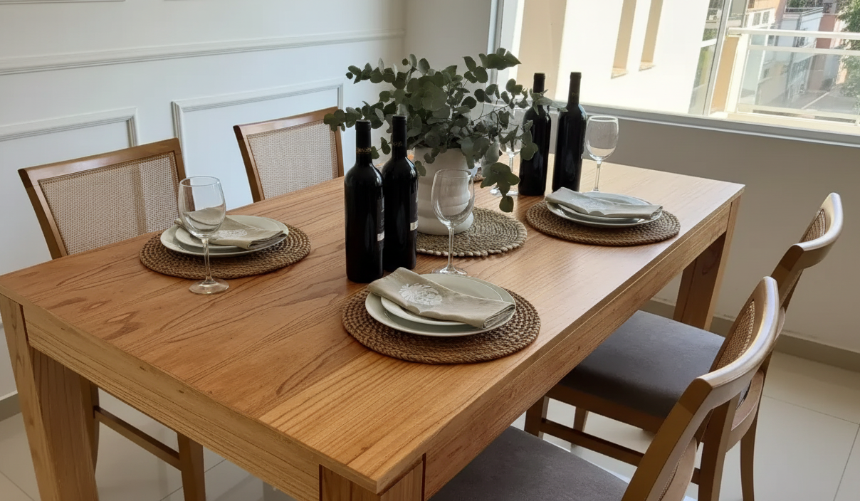 SERVILLETAS DE TUSOR RUSTICO CON APLIQUE