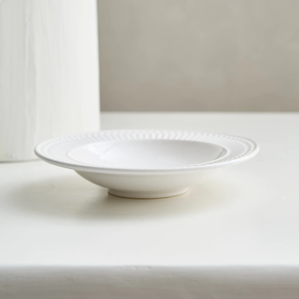 PLATO HONDO BLANCO LINEA ROMA - Image 3