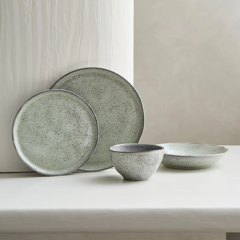 PLATO DE POSTRE LINEA ORGANICA PISTACHO - Image 2