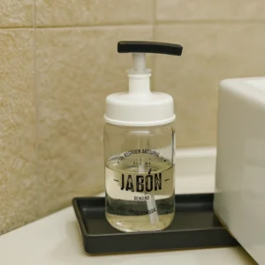 DISPENSER VIDRIO BLANCO (360 ml)