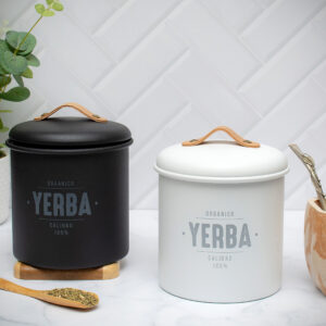 TARRO YERBA 1 KG NEGRO (2,6 L)