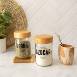 FRASCO AZÚCAR MADERA 660 ML