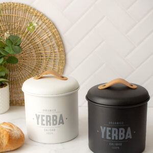 TARRO YERBA 1 KG BLANCO (2,6 L)