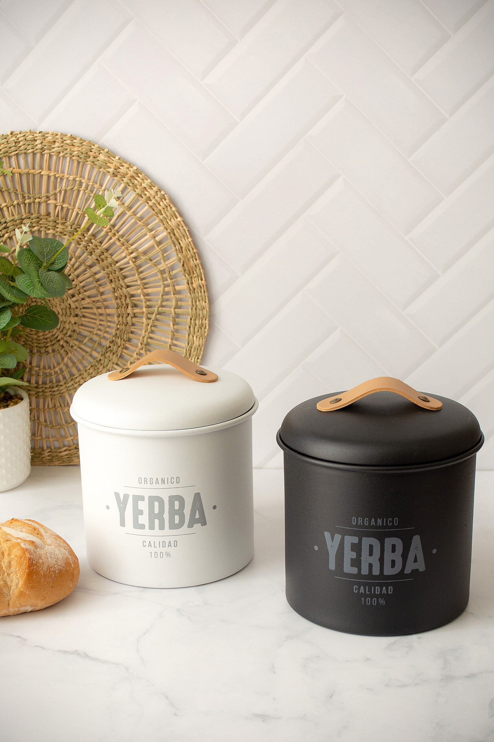 TARRO YERBA 1 KG BLANCO (2,6 L)