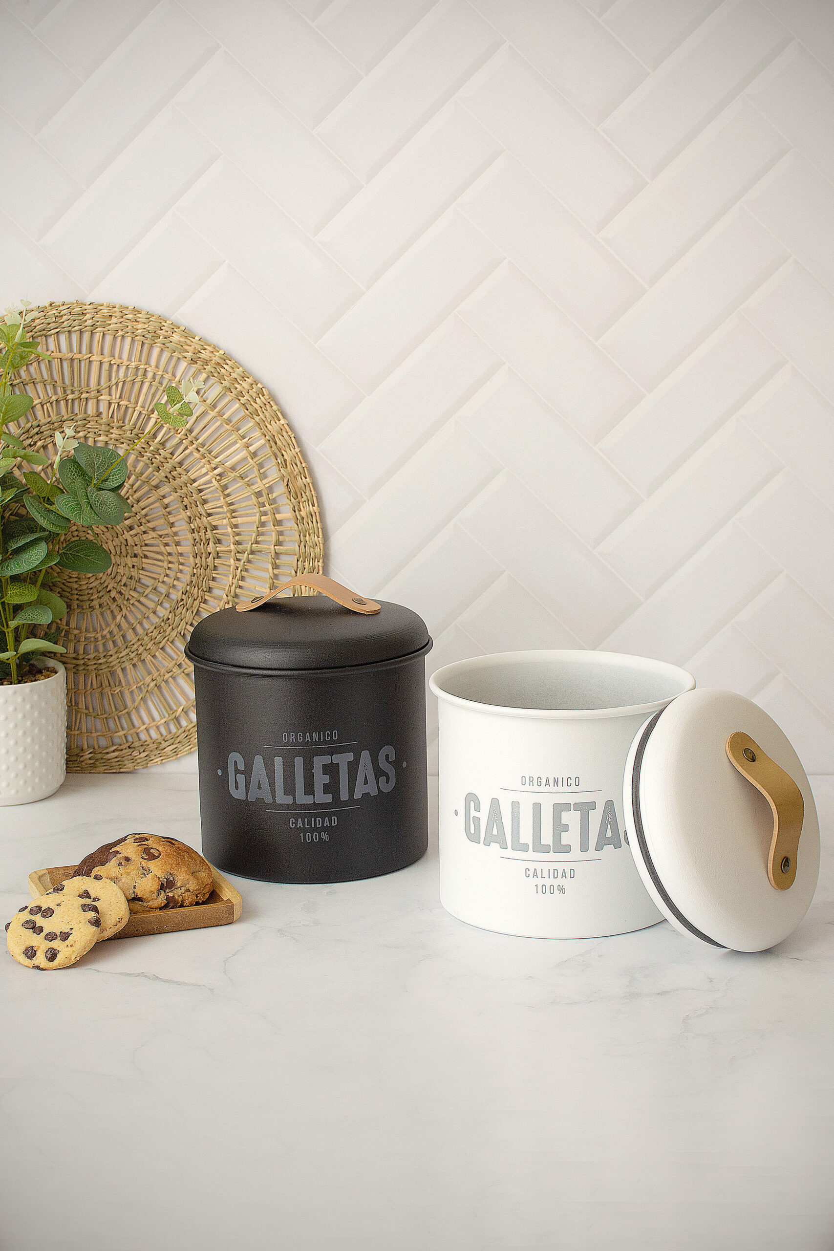 TARRO GALLETAS BLANCO (2,6 L)