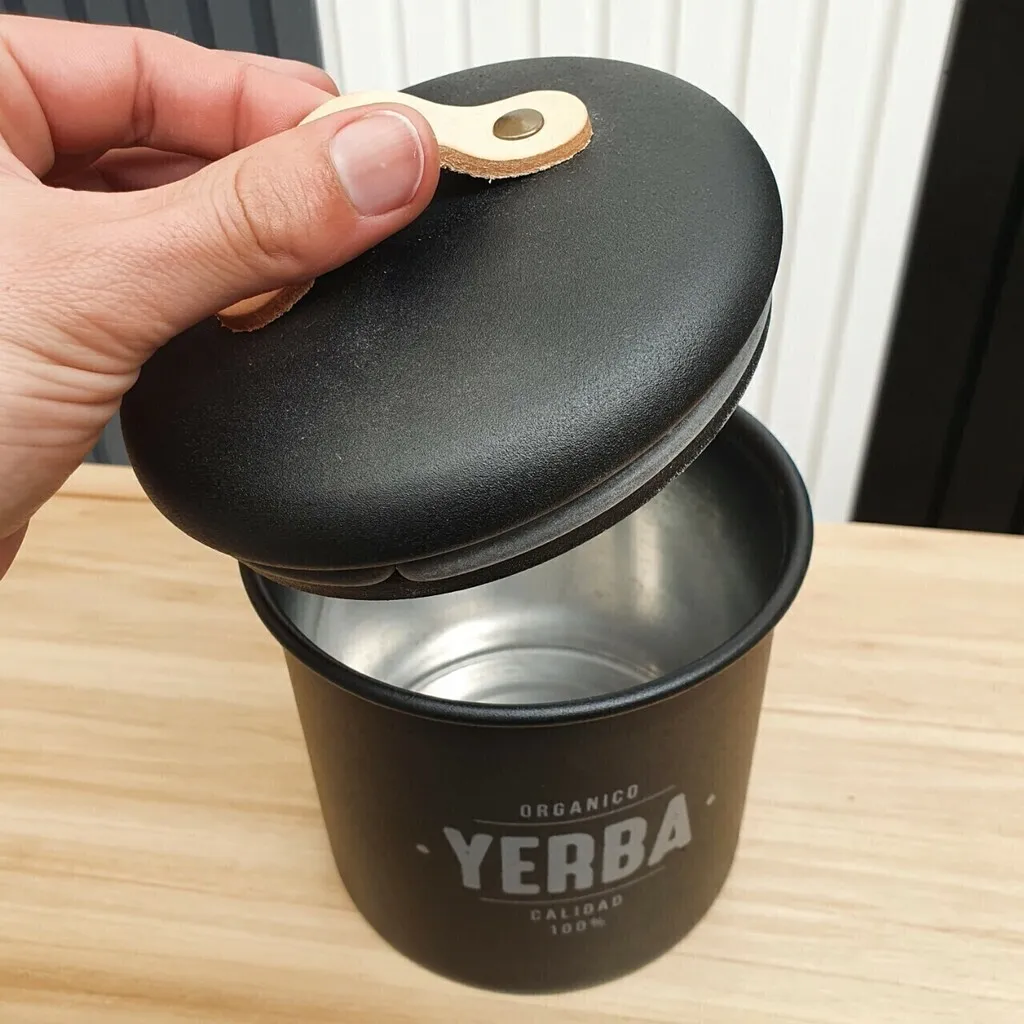 TARRO YERBA 1 KG NEGRO (2,6 L) - Image 4