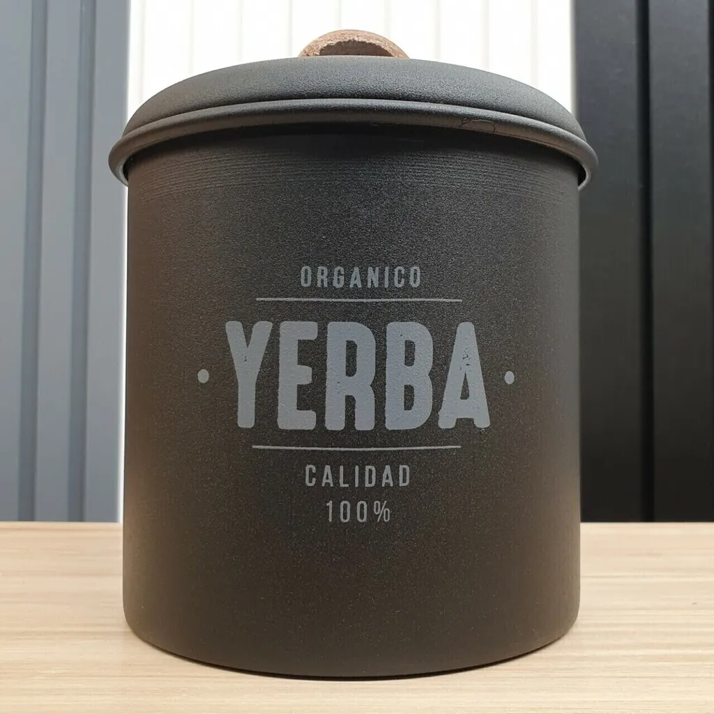 TARRO YERBA 1 KG NEGRO (2,6 L) - Image 3